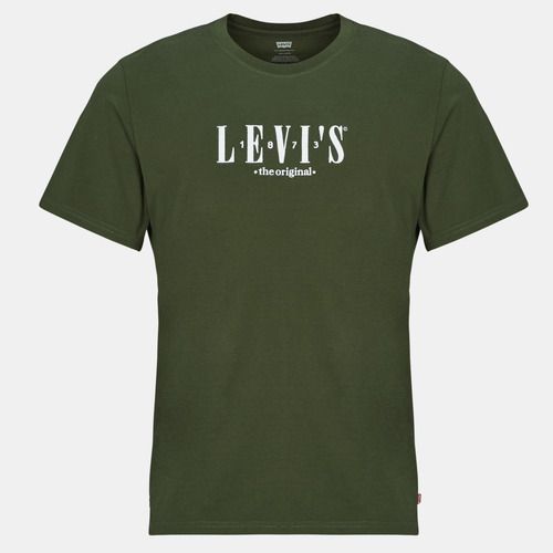 T-Shirt uomo Levi's SS RELAXED FIT TEE Kaki, maniche corte, stile casual e moderno, ideale per il tempo libero. Realizzata in cotone morbido per un comfort ottimale, questa T-shirt è perfetta per completare il tuo guardaroba estivo. Disponibile in colore kaki, si abbina facilmente a jeans e pantaloni. Acquista ora la tua T-Shirt Levi's per un look trendy e versatile.