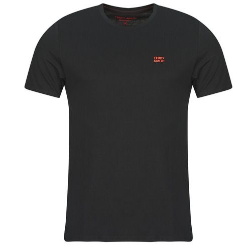 T-Shirt Teddy Smith THE TEE 1 MC Nero maniche corte Uomo, elegante e versatile, ideale per look casual e trendy. Realizzata con materiali di alta qualità, offre comfort e stile. Perfetta per ogni occasione, da abbinare a jeans o pantaloni chino. Acquista ora questa must-have per il tuo guardaroba!