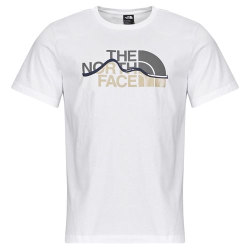 T-shirt maniche corte Uomo The North Face S/S Mountain Line in bianco, ideale per attività all'aperto e uso quotidiano. Realizzata con materiali di alta qualità per comfort e traspirabilità, questa t-shirt è perfetta per gli amanti dell'outdoor. Aggiungi un tocco di stile e funzionalità al tuo guardaroba con la T-shirt The North Face S/S Mountain Line.