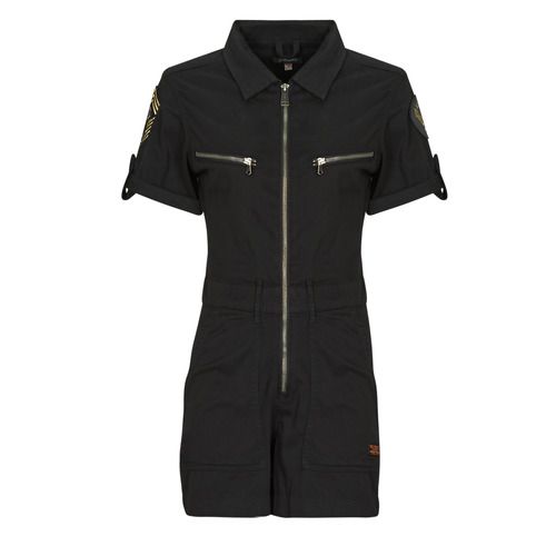 Tuta Jumpsuit Donna Schott TR SWIFT W in Nero, elegante e alla moda, perfetta per ogni occasione. Scopri il comfort e lo stile con questo versatile abbigliamento femminile. Ideale per un look casual oppure elegante, realizzata con materiali di alta qualità per un fit perfetto. Acquista ora la tua tuta jumpsuit Schott!