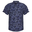Camicia a maniche corte Deeluxe WILLSON Marine Camicie a maniche corte Uomo - 1