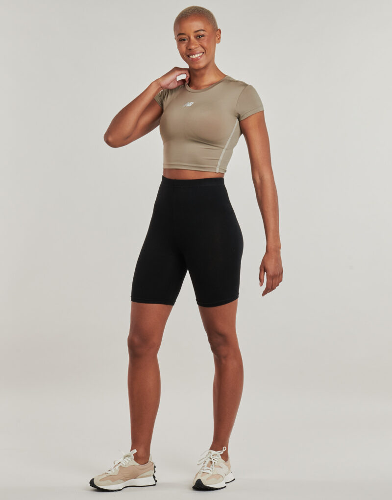 T-shirt New Balance NB Harmony Fitted T-Shirt Beige T-shirt maniche corte Donna - 3