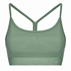Reggiseno sportivo  New Balance  NB Essential Yoga Bra  Verde -   Reggiseno sportivo Donna