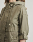 Parka  Geox  W DANDRA PARKA  Kaki -   Parka Donna - 5