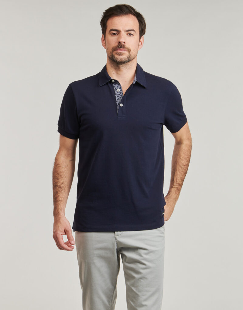 Polo shirt Geox M POLO PIQUET PRINT Marine Polo Men - 2