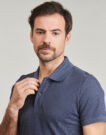 Polo Geox M POLO PIQUET PRINTE Marine Polo Herren - 5