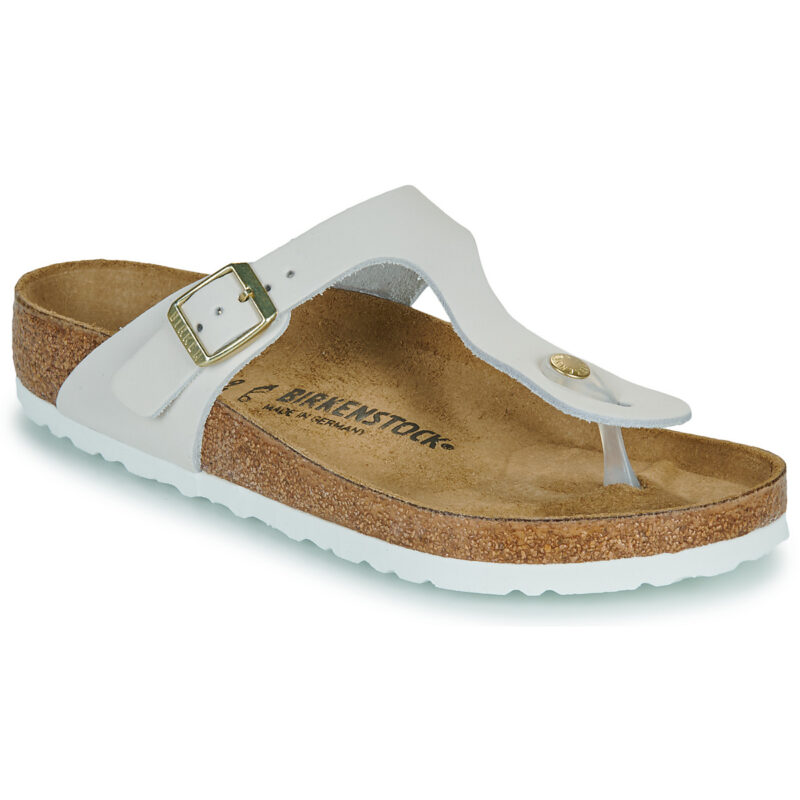 Chanclas BIRKENSTOCK Gizeh Nubuck / Antique / White / Regular White para mujer - 1
