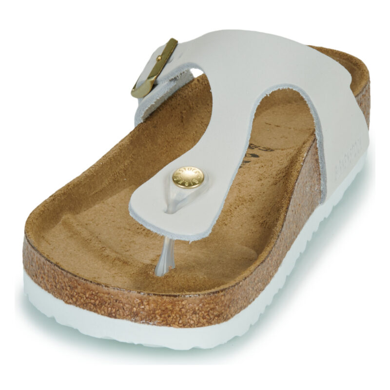 Chanclas BIRKENSTOCK Gizeh Nubuck / Antique / White / Regular White para mujer - 3
