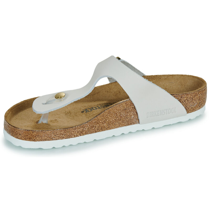 Chanclas BIRKENSTOCK Gizeh Nubuck / Antique / White / Regular White para mujer - 4