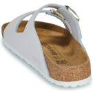 BIRKENSTOCK Arizona Nubuck / Antik / White / Regular Wei&szlig;e Damen Pantolette - 5