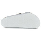 BIRKENSTOCK Arizona Nubuck / Antik / White / Regular Wei&szlig;e Damen Pantolette - 7