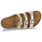 BIRKENSTOCK Florida Birko-flor / Perla / White / Regular Beige Ciabatta Donna - 6