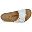 BIRKENSTOCK Catalina Cushion Buckle Birko-flor / Patent / White / Regular Bianco Ciabatta Donna - 6
