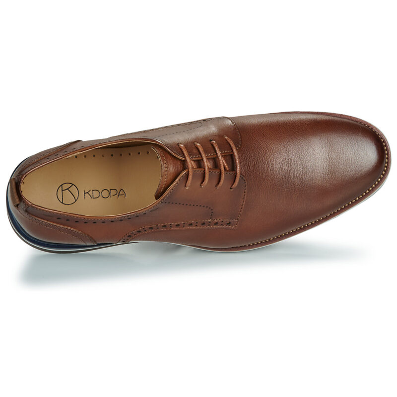 Kdopa Bocelli Brown Derby para hombre - 6