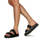 Armani Exchange  XDP062  Nero -  Ciabatta Donna - 8