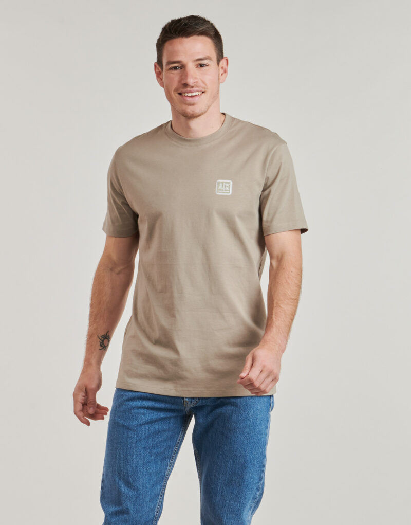 T-shirt Armani Exchange T-shirt beige &agrave; manches courtes pour homme XM000546 - 2