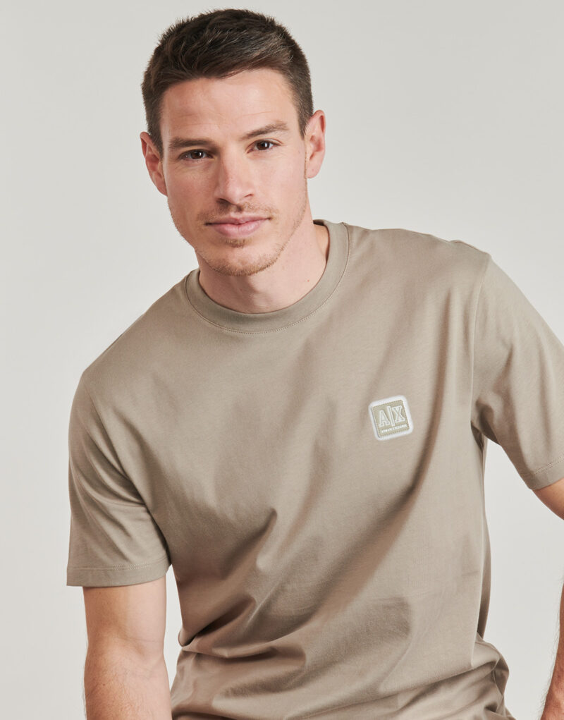 T-shirt Armani Exchange T-shirt beige &agrave; manches courtes pour homme XM000546 - 5