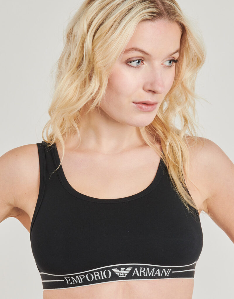 Brassi&egrave;re Emporio Armani EVERYDAY COTTON BRA Noir Brassi&egrave;re Femme - 5