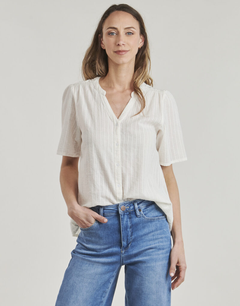 Blouse Deeluxe COLEEN White Women's Blouses - 2
