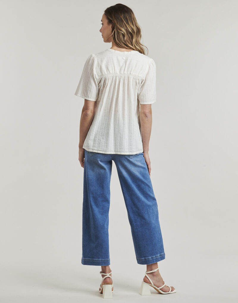 Blouse Deeluxe COLEEN White Women's Blouses - 4