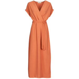 Abito   Deeluxe  TEYSSA  Arancio -   Abiti Lunghi Donna