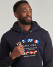 Felpe mit Cappuccio Gant Grafischer Sweatshirt-Hoodie Marine Herren-Hoodies - 5