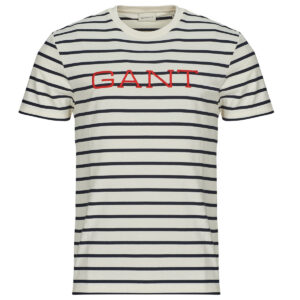 T-shirt  Gant  GRAPHIC STRIPED SS T-SHIRT  Multicolore -  T-shirt maniche corte Uomo