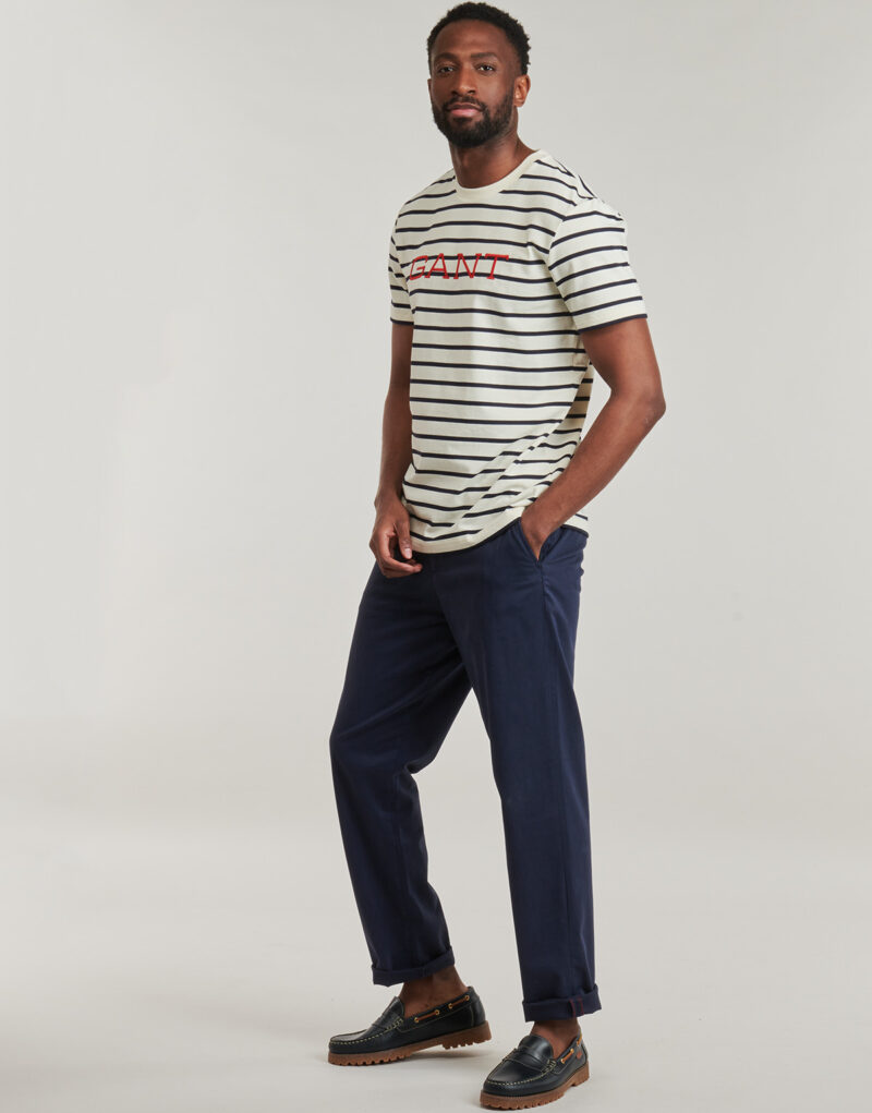 T-shirt Gant GRAPHIC STRIPED SS T-SHIRT Multicolore T-shirt maniche corte Uomo - 3