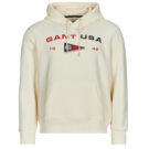 Felpe mit Cappuccio Gant Grafischer Sweatshirt-Hoodie, wei&szlig;, Herren - 1
