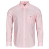Gant REG CLASSIC POPLIN STRIPE SHIRT Pink Long-sleeved shirts Men