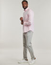 Long sleeved shirt Gant REG CLASSIC POPLIN STRIPE SHIRT Pink Men's Long Sleeve Shirts - 3
