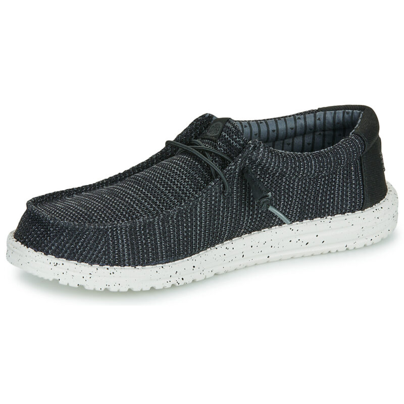 HEYDUDE  Wally Stretch Sox  Nero Slip on Uomo - 4