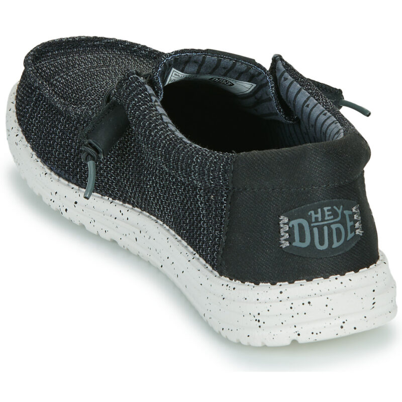 HEYDUDE  Wally Stretch Sox  Nero Slip on Uomo - 5