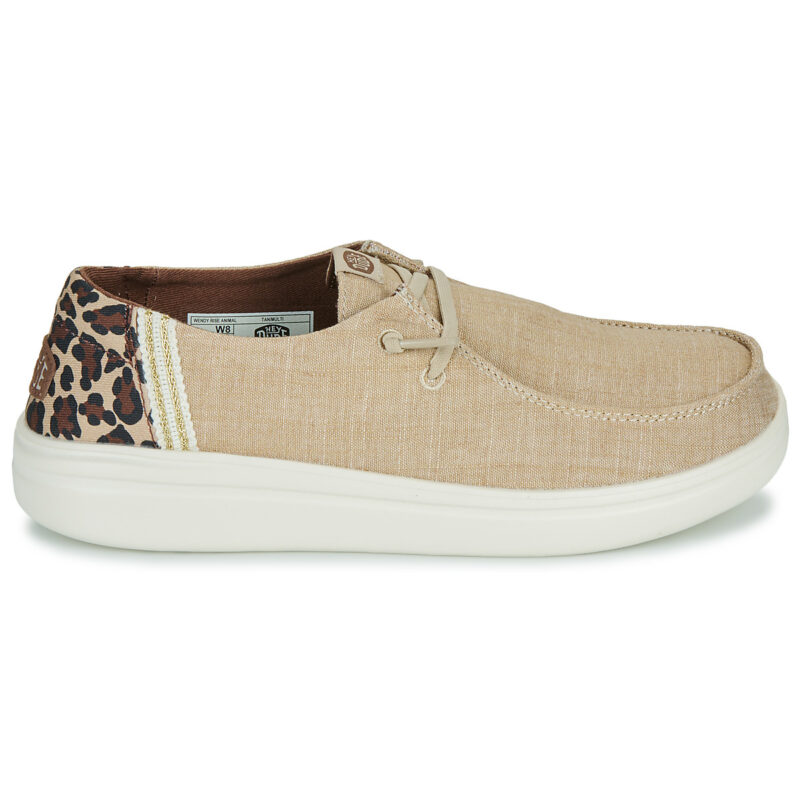 HEYDUDE Wendy Rise Animal Beige Slip on Donna - 2