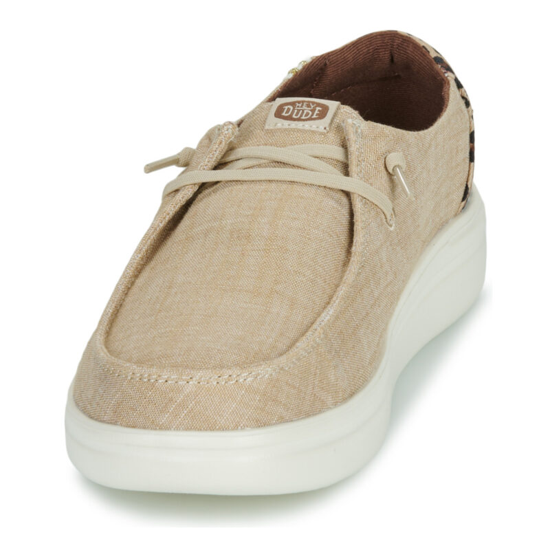 HEYDUDE Wendy Rise Animal Beige Slip on Donna - 3