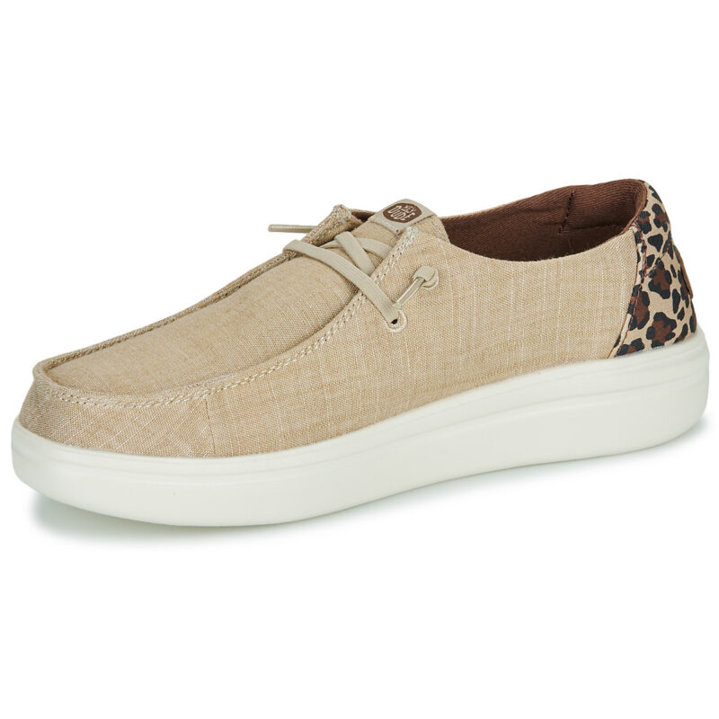 HEYDUDE Wendy Rise Animal Beige Slip on Donna - 4