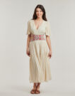 Habiller Desigual - Robes longues blanches pour femmes - 2