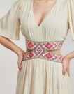 Habiller Desigual - Robes longues blanches pour femmes - 5