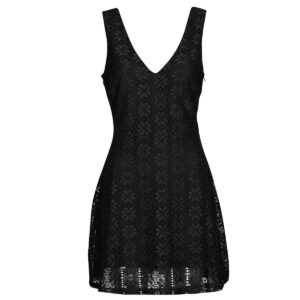Abito corto  Desigual  BUDAPEST  Nero -  Abiti corti Donna