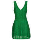 Robe courte Desigual Robes courtes vertes pour femmes - 1