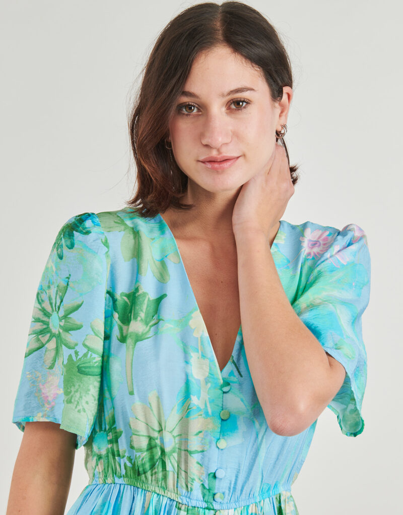 Habiller Desigual Robes longues multicolores NANCY pour femmes - 5