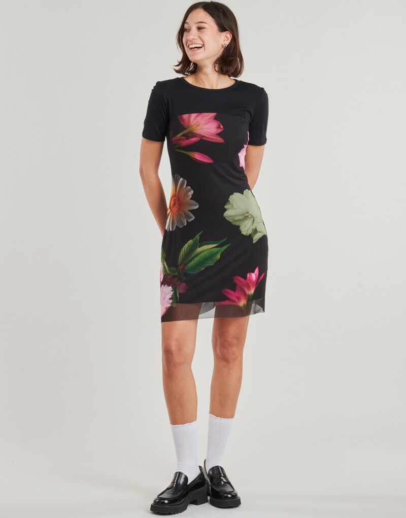 Abito corto Desigual HAMBURGO Nero Abiti corti Donna - 2