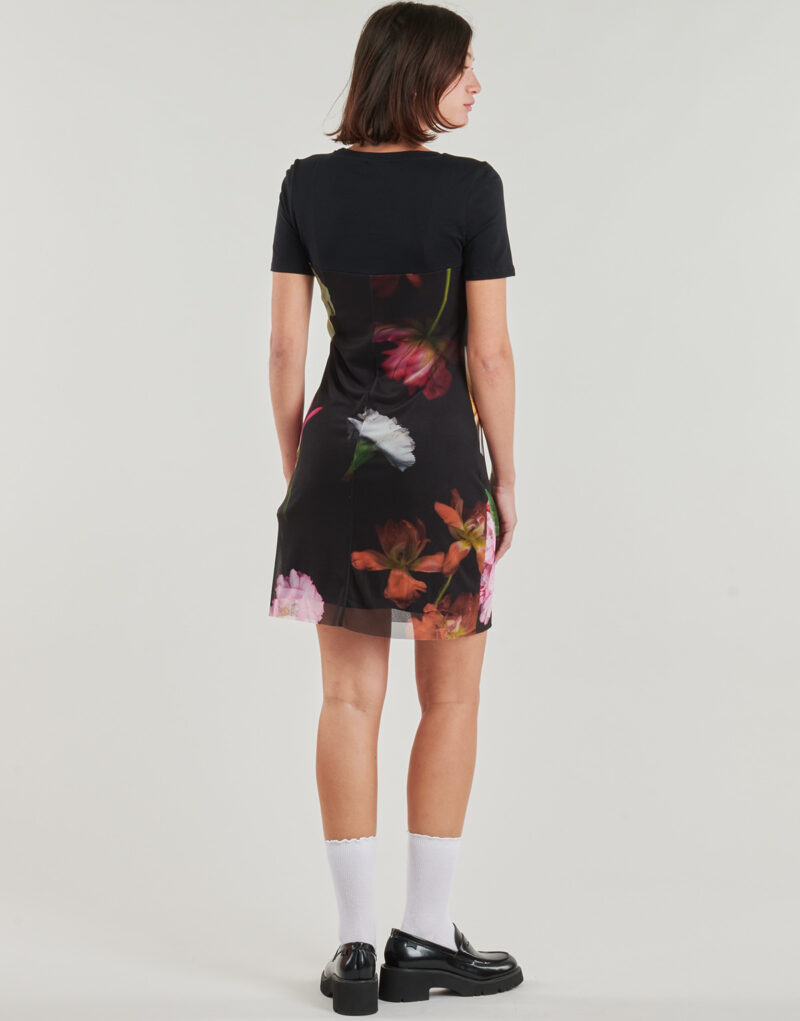 Abito corto Desigual HAMBURGO Nero Abiti corti Donna - 4