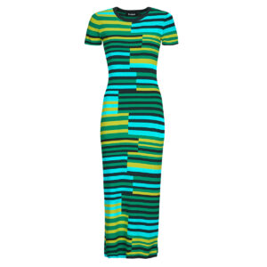 Abito   Desigual  URUGUAY  Verde -   Abiti Lunghi Donna