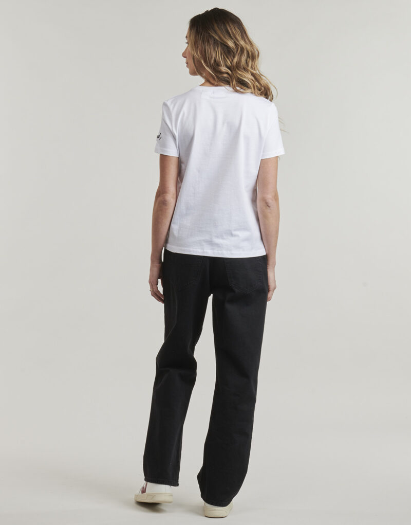 T-shirt Desigual MICKEY MOUT-shirt &agrave; manches courtes SE White pour femme - 4