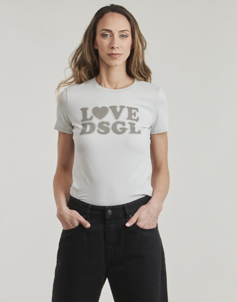 T-shirt Desigual LOVE DSGL Bianco T-shirt maniche corte Donna - 2