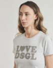 T-shirt Desigual LOVE DSGL Bianco T-shirt maniche corte Donna - 5