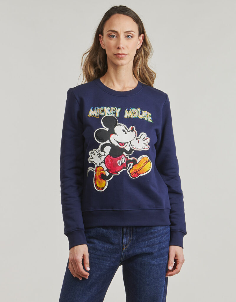 Felpe Desigual AVERY MICKEY Marine Felpe Donna - 2