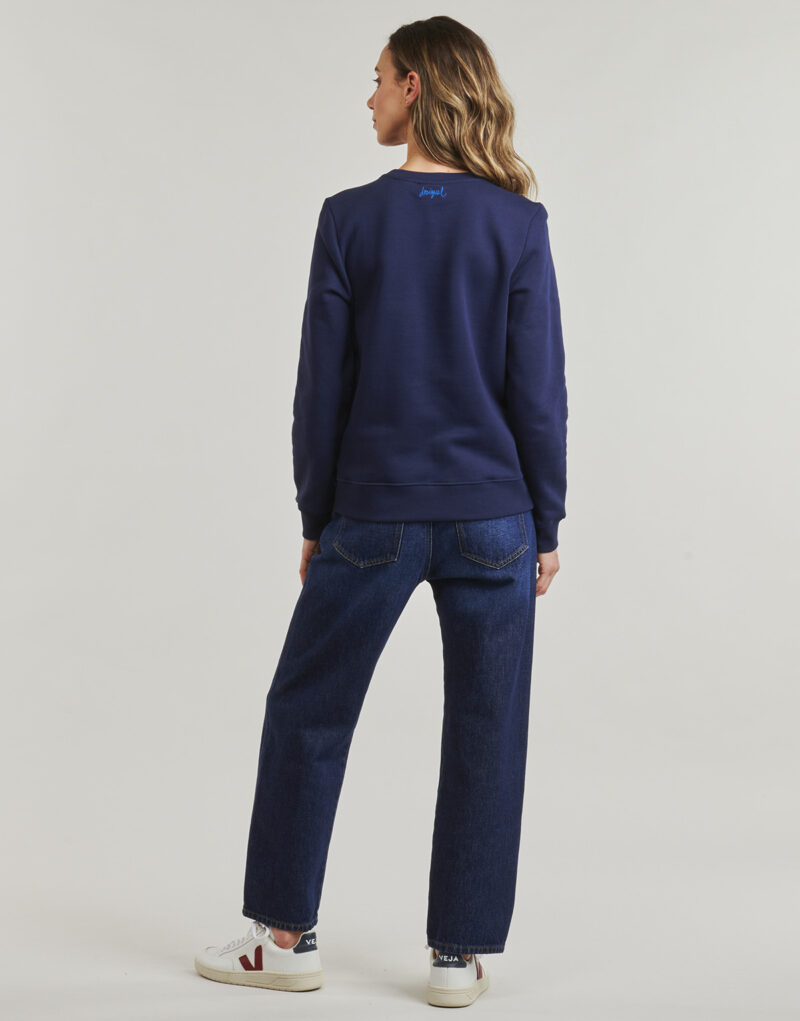 Felpe Desigual AVERY MICKEY Marine Felpe Donna - 4