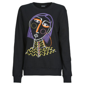 Felpe  Desigual  FACE  Nero -   Felpe Abbigliamento Donna